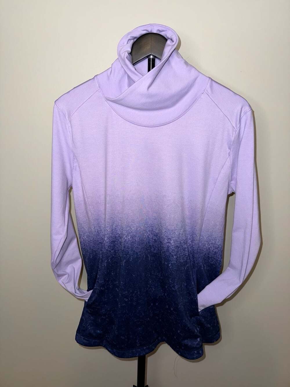 Calia By Carrie Underwood Cowl Neck Pullover Size XL Purple Ombre